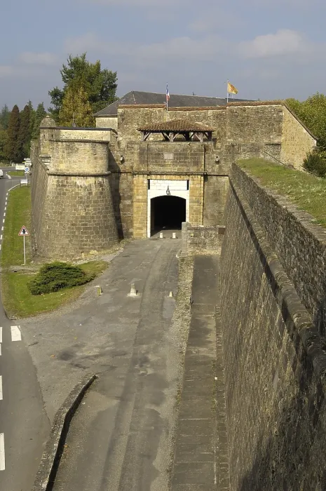 Framed Print : FRANCE. Navarrenx. Entrance into the walled enclosure. AISA / Everett Collection**US SALES ONLY**
