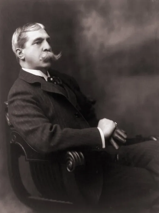 Framed Print : Francis Hopkinson Smith (1838-1915), American engineer and author. His most notable works were the base for the Statue of Liberty and novels set in the U.S. South. 1903