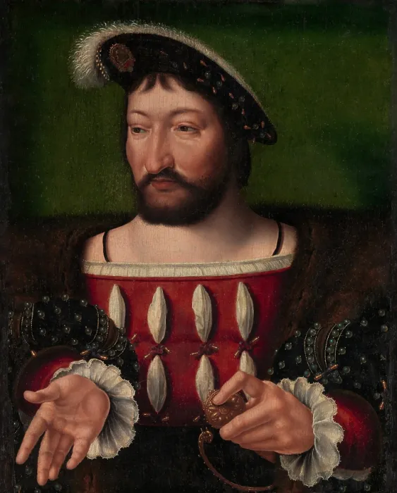 Framed Print : FRANCIS I, KING OF FRANCE, by Joos van Cleve, 1525, Netherlandish, Northern Renaissance painting. Francis I was the first Valois King of France from 1515-47 Framed Print : FRANCIS I, KING OF FRANCE, by Joos van Cleve, 1525, Netherlandish, Northern Renaissance painting. Francis I was the first Valois King of France from 1515-47