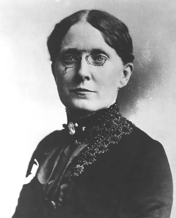 Framed Print : Francis Willard (1839-1898), American founder and president of the Women's Christian Temperence Union, and a pioneering feminist, circa 1890s