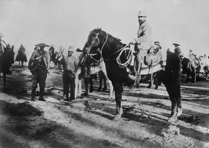 Framed Print : Francisco Madero, Constitutionist leader of the Mexican Revolution at head of his forces, 1911 Framed Print : Francisco Madero, Constitutionist leader of the Mexican Revolution at head of his forces, 1911