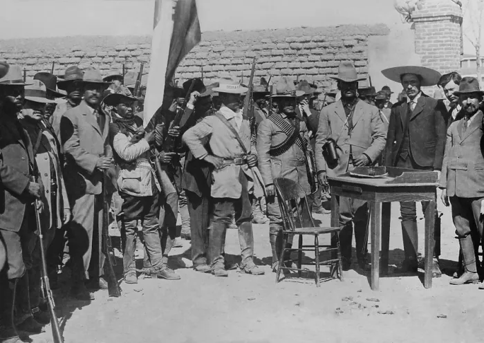 Framed Print : Francisco Madero promoted Pascual Orozco to Brigadier General in March 1911 Framed Print : Francisco Madero promoted Pascual Orozco to Brigadier General in March 1911