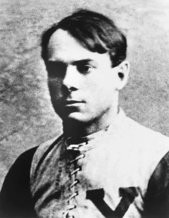 Framed Print : Frank Hinckley played football for the Yale Bulldogs from 1891-94. He was one of all time greatest players of the End position. (CSU_2015_9_851)