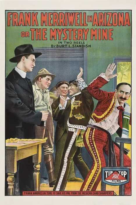 Framed Print : FRANK MERRIWELL IN ARIZONA; OR, THE MYSTERY MINE, poster art, 1910 Framed Print : FRANK MERRIWELL IN ARIZONA; OR, THE MYSTERY MINE, poster art, 1910