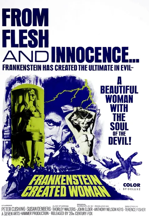 Framed Print : FRANKENSTEIN CREATED WOMAN, Peter Cushing, Susan Denberg, 1967, 20th Century Fox, TM & Copyright / Courtesy: Everett Collection Framed Print : FRANKENSTEIN CREATED WOMAN, Peter Cushing, Susan Denberg, 1967, 20th Century Fox, TM & Copyright / Courtesy: Everett Collection