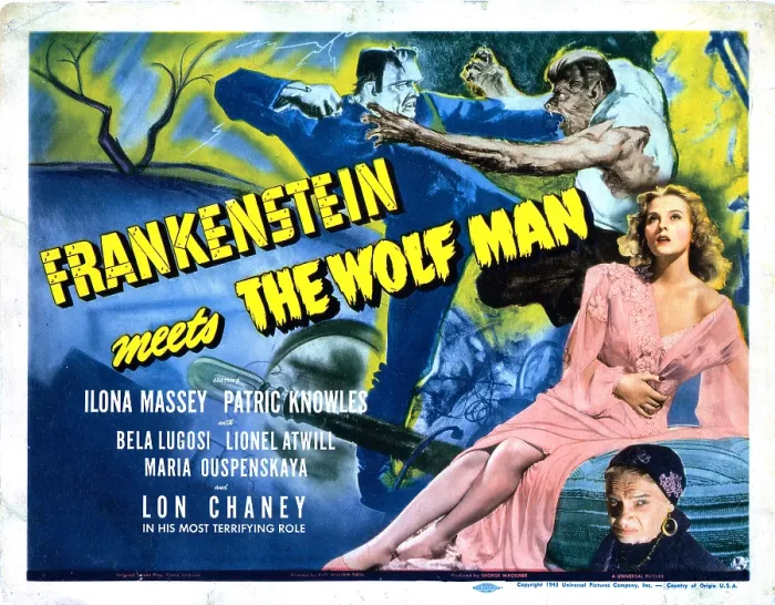 Framed Print : FRANKENSTEIN MEETS THE WOLF MAN, Ilona Massey, Maria Ouspenskaya, 1943 Framed Print : FRANKENSTEIN MEETS THE WOLF MAN, Ilona Massey, Maria Ouspenskaya, 1943