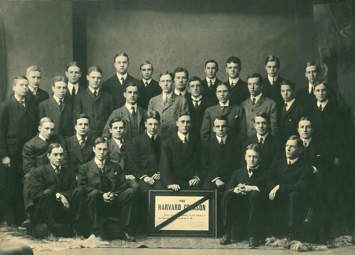 Framed Print : Franklin D. Roosevelt was President of the Harvard Crimson. 1904. (BSLOC_2013_6_18)