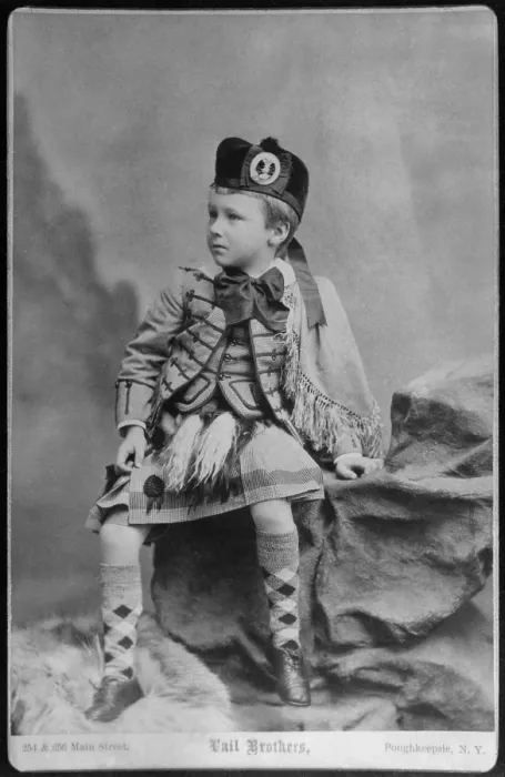 Framed Print : Franklin Delano Roosevelt 1882-1945 in Scottish costume. Studio portrait taken in Poughkeepsie New York ca. 1888 Framed Print : Franklin Delano Roosevelt 1882-1945 in Scottish costume. Studio portrait taken in Poughkeepsie New York ca. 1888