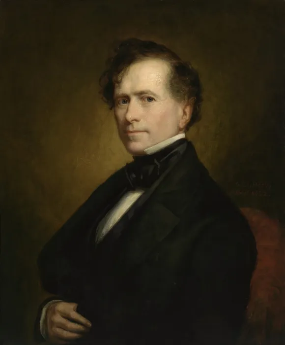 Framed Print : Franklin Pierce, 14th President of the United States, served from 1853 to 1857 Framed Print : Franklin Pierce, 14th President of the United States, served from 1853 to 1857