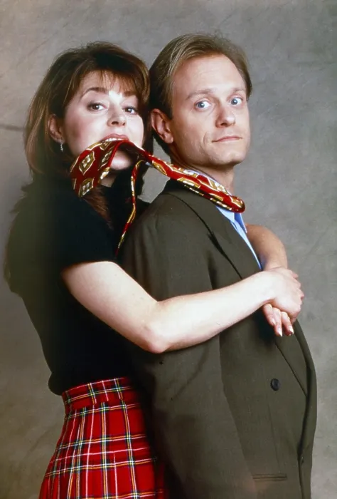 Framed Print : FRASIER, from left: Jane Leeves, David Hyde Pierce, (1993-2004)