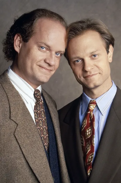 Framed Print : FRASIER, from left: Kelsey Grammer, David Hyde Pierce, 1993-2004 Framed Print : FRASIER, from left: Kelsey Grammer, David Hyde Pierce, 1993-2004