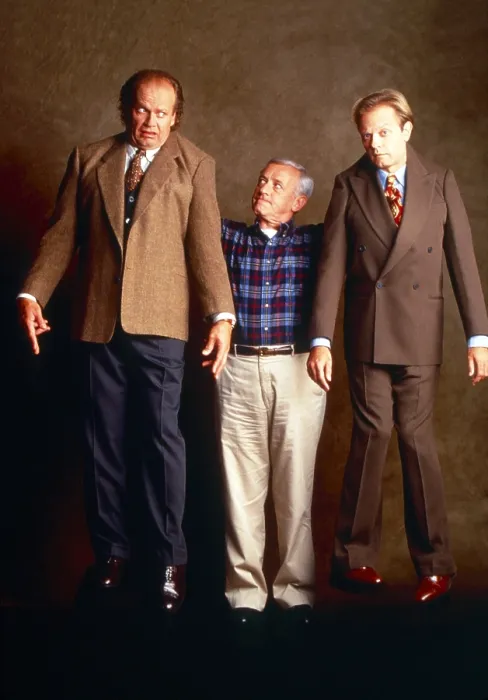 Framed Print : FRASIER, from left: Kelsey Grammer, John Mahoney, David Hyde Pierce, (1993-2004)