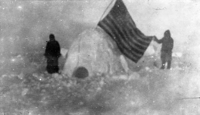 Framed Print : Frederick Cook's journey to Greenland aboard the John R. Bradley and his subsequent expedition to the North Pole, 1907