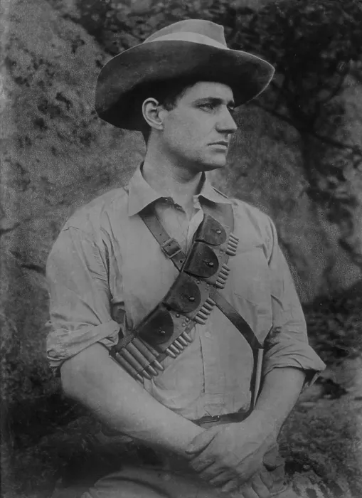 Framed Print : Frederick Duquesne 1877-1956 as a soldier in Boer Army during the war against Great Britain in South Africa