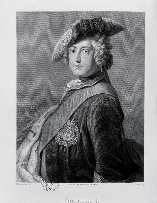 Framed Print : FREDERICK II 'the Geat' (1712-1786). Etching. AISA / Everett Collection**US SALES ONLY**