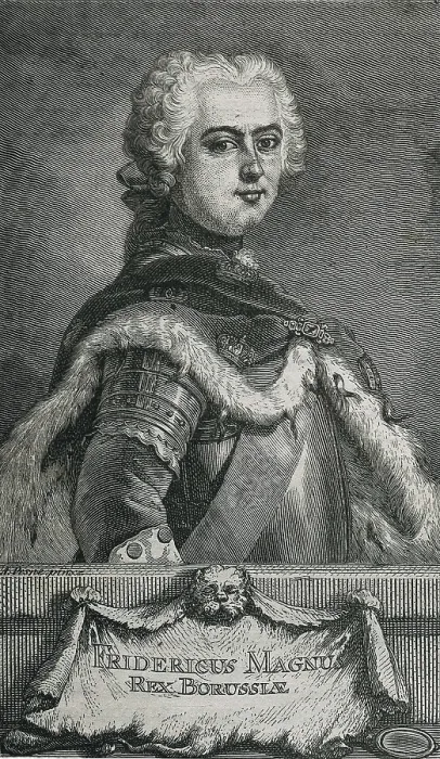 Framed Print : FREDERICK II 'the Geat' (1712-1786). Etching. AISA / Everett Collection**US SALES ONLY**