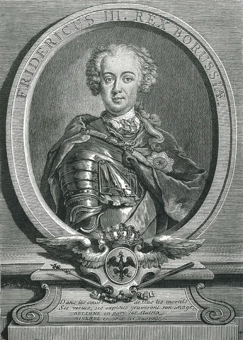 Framed Print : FREDERICK II 'the Geat' (1712-1786). Etching. AISA / Everett Collection**US SALES ONLY**