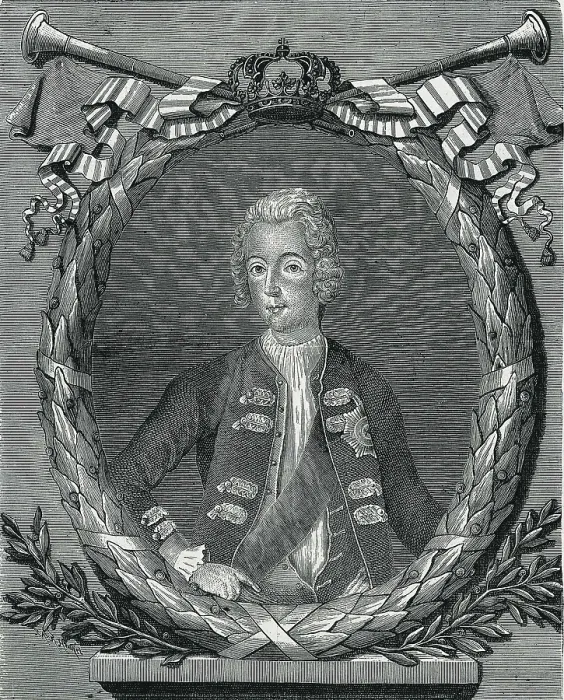 Framed Print : FREDERICK II 'the Geat' (1712-1786). Portrait of Frederick II the Great when he was 17 years-old. Etching. AISA / Everett Collection**US SALES ONLY** Framed Print : FREDERICK II 'the Geat' (1712-1786). Portrait of Frederick II the Great when he was 17 years-old. Etching. AISA / Everett Collection**US SALES ONLY**