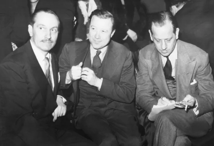 Framed Print : Frederick March, Walter Reuther, and Melvyn Douglas at UAW rally for workers striking GM. Feb. 15, 1946. The United Auto Workers fundraiser was at Detroit's Olympic Stadium Framed Print : Frederick March, Walter Reuther, and Melvyn Douglas at UAW rally for workers striking GM. Feb. 15, 1946. The United Auto Workers fundraiser was at Detroit's Olympic Stadium