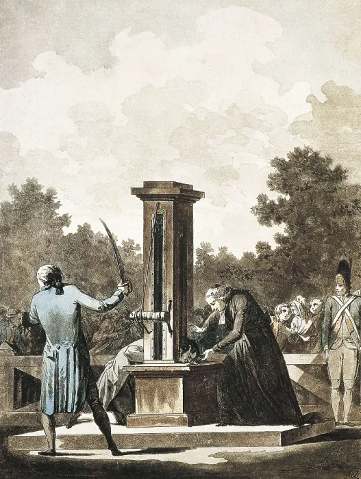 Framed Print : French Revolution (1789). The guillotine. Engraving. FRANCE. Paris. Muse Carnavalet (Carnavalet Museum). AISA / Everett Collection**US SALES ONLY**