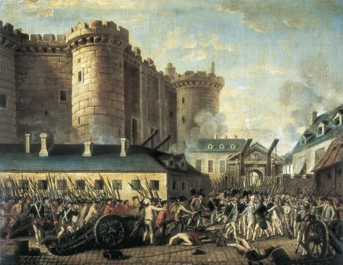 Framed Print : French Revolution (1789). The Storming of the Bastille (July 14). Oil on canvas. FRANCE. Paris. Muse Carnavalet (Carnavalet Museum). AISA / Everett Collection**US SALES ONLY** Framed Print : French Revolution (1789). The Storming of the Bastille (July 14). Oil on canvas. FRANCE. Paris. Muse Carnavalet (Carnavalet Museum). AISA / Everett Collection**US SALES ONLY**