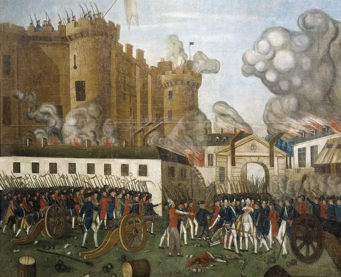 Framed Print : French Revolution. Storming of the Bastille (14th July 1789). Oil on canvas. FRANCE. Paris. Muse Carnavalet (Carnavalet Museum). AISA / Everett Collection**US SALES ONLY**