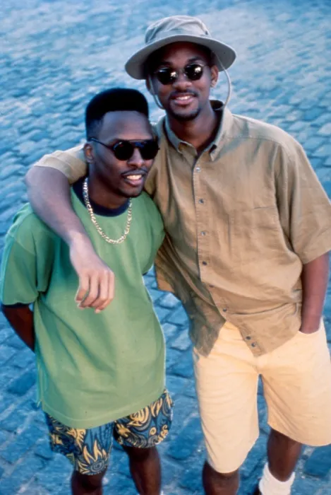 Framed Print : THE FRESH PRINCE OF BEL-AIR, (aka THE FRESH PRINCE OF BEL AIR), DJ Jazzy Jeff, Will Smith, 1990-96