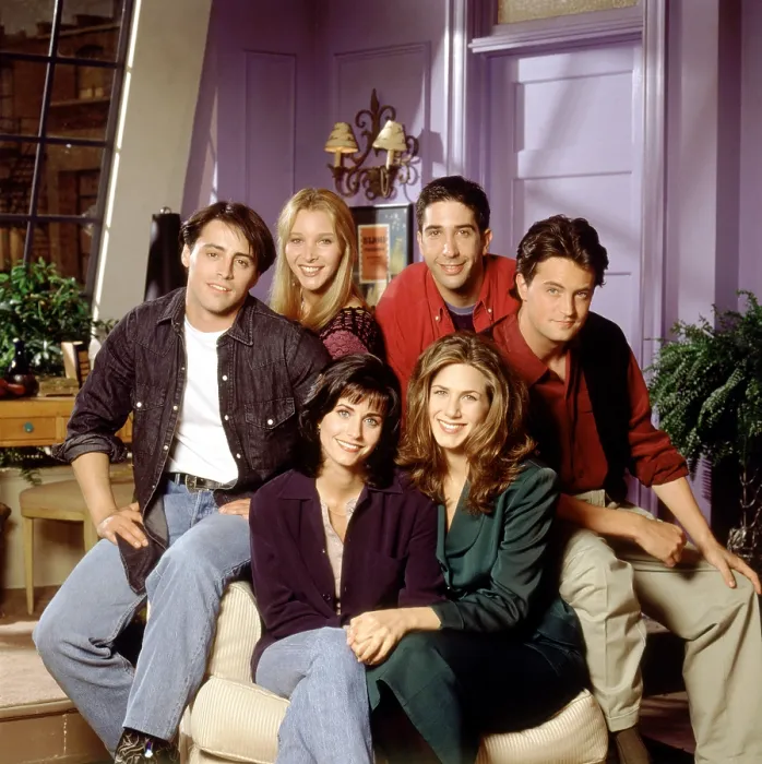 Framed Print : FRIENDS, (back, l to r): Matt LeBlanc, Lisa Kudrow, David Schwimmer, Matthew Perry, (front, l to r): Courteney Cox, Jennifer Aniston, (Season 1), 1994-2004 Framed Print : FRIENDS, (back, l to r): Matt LeBlanc, Lisa Kudrow, David Schwimmer, Matthew Perry, (front, l to r): Courteney Cox, Jennifer Aniston, (Season 1), 1994-2004