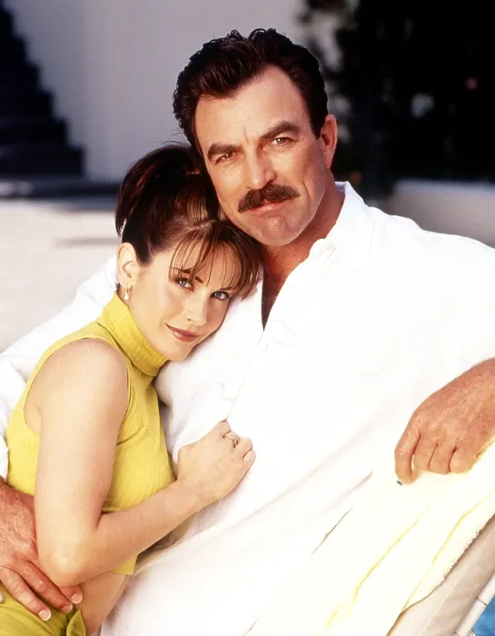 Framed Print : FRIENDS, from left, Courteney Cox, Tom Selleck, 1994-2004 (1996 photo) Framed Print : FRIENDS, from left, Courteney Cox, Tom Selleck, 1994-2004 (1996 photo)
