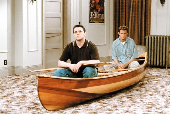 Framed Print : FRIENDS, Matt LeBlanc, Matthew Perry, (Season 4), 1994-2004