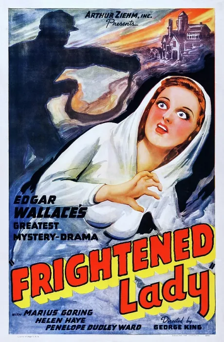 Framed Print : THE FRIGHTENED LADY, (aka THE CASE OF THE FRIGHTENED LADY), US poster, Penelope Dudley-Ward, 1940 Framed Print : THE FRIGHTENED LADY, (aka THE CASE OF THE FRIGHTENED LADY), US poster, Penelope Dudley-Ward, 1940