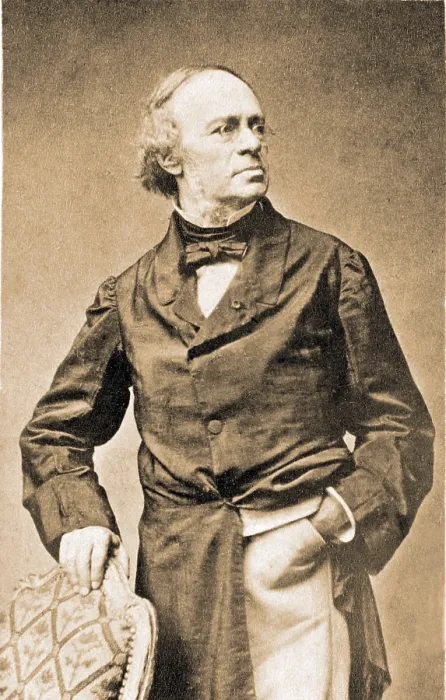 Framed Print : Fromental Halevy (1799-1862), French composer, best known for his elaborate grand opera, THE JEWESS (1835). He was also the father-in-law of George Bizet