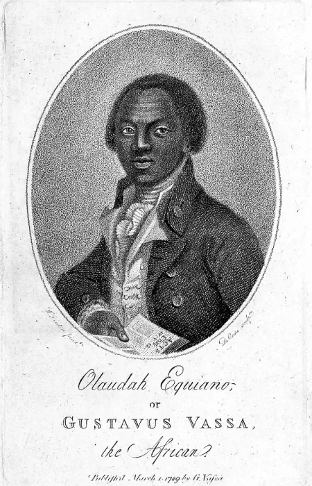 Framed Print : Frontispiece to: The Interesting Narrative of the Life of Olaudah Equiano, or Gustavus Vassa, the African. 1794