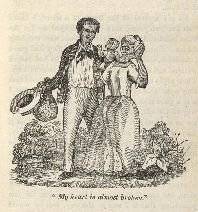 Framed Print : Fugitive slave Henry Bibb escaped to the safety of Canada twice, but both times returned to Kentucky to rescue his wife Malinda and their daughter Frances Framed Print : Fugitive slave Henry Bibb escaped to the safety of Canada twice, but both times returned to Kentucky to rescue his wife Malinda and their daughter Frances