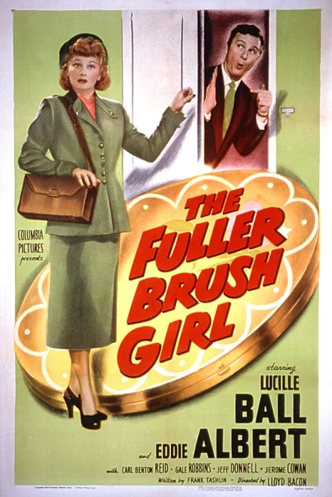 Framed Print : THE FULLER BRUSH GIRL, Lucille Ball, Eddie Albert, 1950
