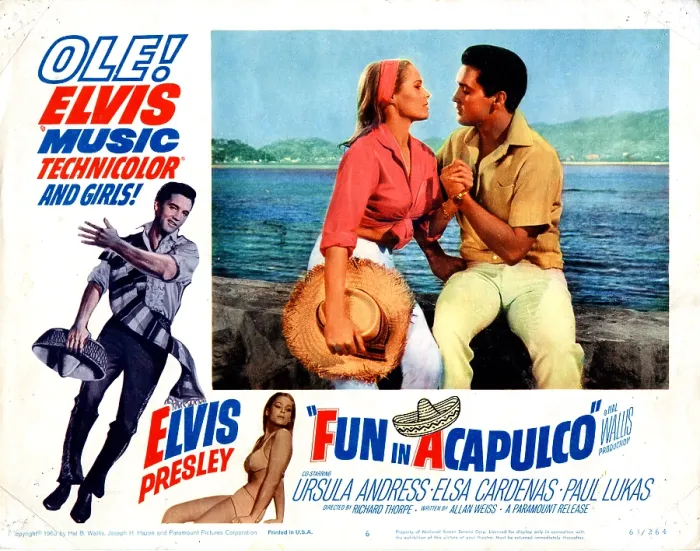Framed Print : FUN IN ACAPULCO, Ursula Andress, Elvis Presley, 1963 Framed Print : FUN IN ACAPULCO, Ursula Andress, Elvis Presley, 1963