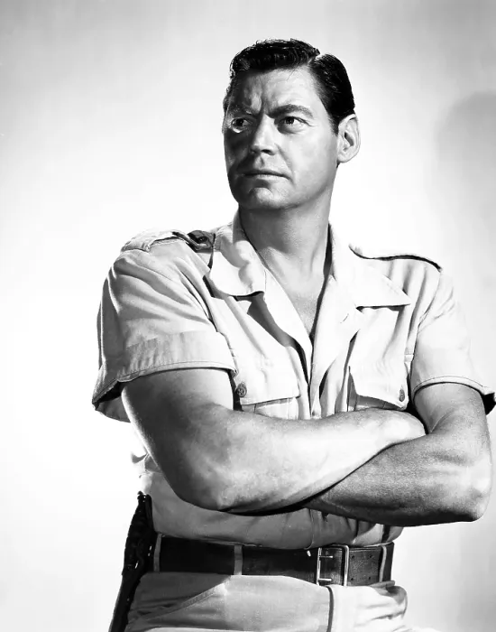 Framed Print : FURY OF THE CONGO, Johnny Weissmuller, (as Jungle Jim), 1951