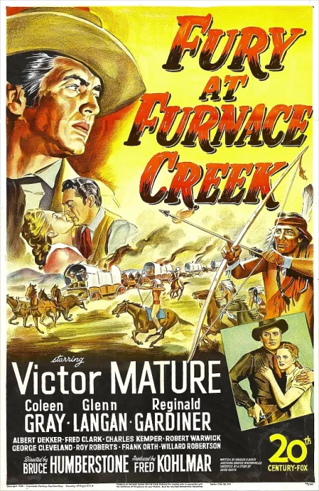Framed Print : FURY AT FURNACE CREEK, Victor Mature (top left), middle left: Coleen Gray, Victor Mature, 1948. 20th Century Fox, TM & Copyright / courtesy Everett Collection Framed Print : FURY AT FURNACE CREEK, Victor Mature (top left), middle left: Coleen Gray, Victor Mature, 1948. 20th Century Fox, TM & Copyright / courtesy Everett Collection