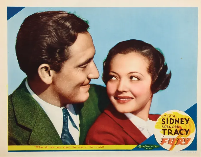 Framed Print : FURY, US lobbycard, Spencer Tracy, Sylvia Sidney, 1936