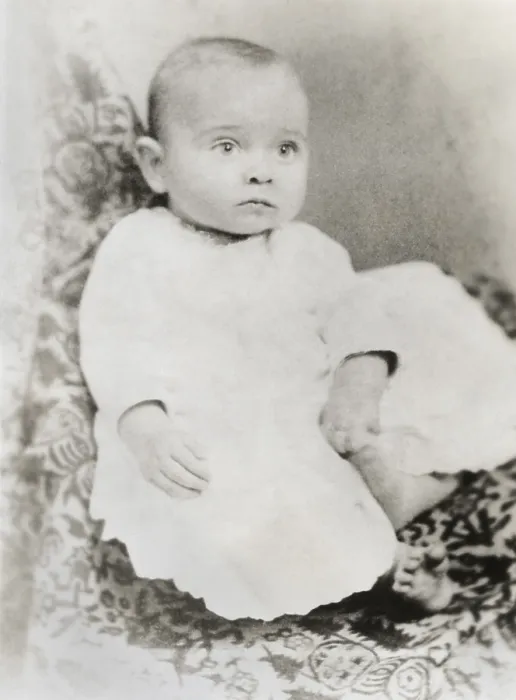 Framed Print : Future President Harry Truman as a baby. He was born in Lamar, Missouri on May 8, 1884 (BSLOC_2018_2_11)
