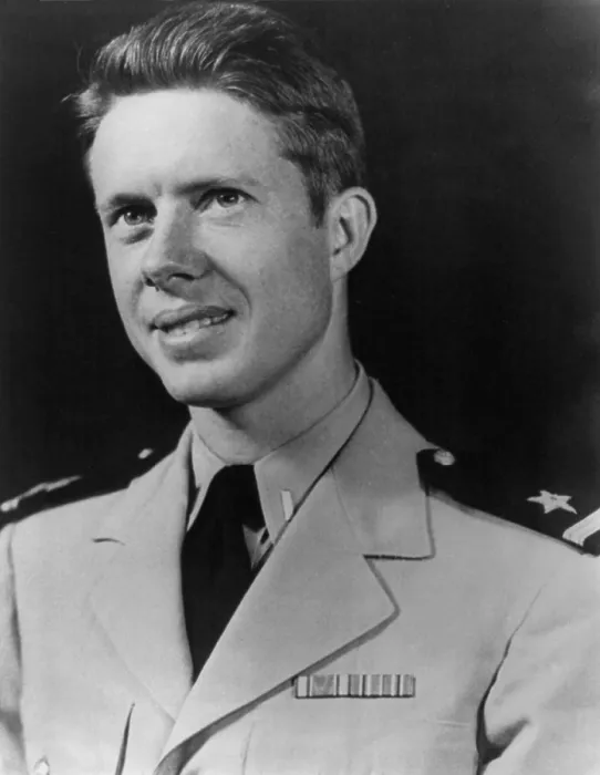 Framed Print : Future President Jimmy Carter as Ensign, after graduating from the Naval Academy in 1946