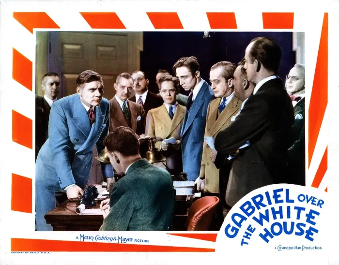 Framed Print : GABRIEL OVER THE WHITE HOUSE, Walter Huston, Mischa Auer, C. Henry Gordon, 1933