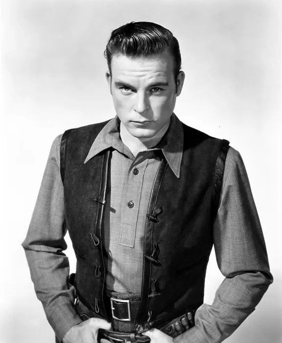 Framed Print : THE GAL WHO TOOK THE WEST, Scott Brady, 1949