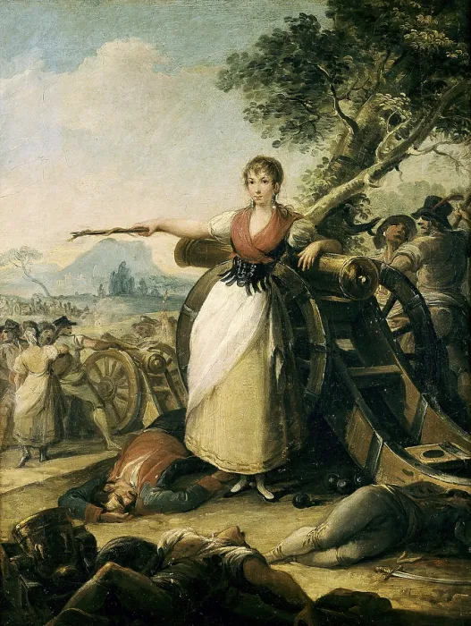 Framed Print : GALVEZ, Juan (1774-1848). Agustina of Aragon. 1848. 1848. Spainsh heroine who defended the Portillo in Saragosse. Oil on canvas. SPAIN. Madrid. LAzaro Galdiano Foundation Framed Print : GALVEZ, Juan (1774-1848). Agustina of Aragon. 1848. 1848. Spainsh heroine who defended the Portillo in Saragosse. Oil on canvas. SPAIN. Madrid. LAzaro Galdiano Foundation