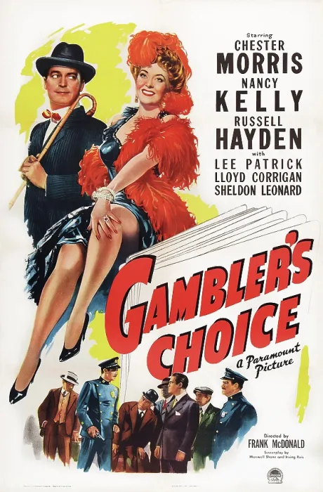 Framed Print : GAMBLER'S CHOICE, US poster art, top from left: Chester Morris, Nancy Kelly, 1944
