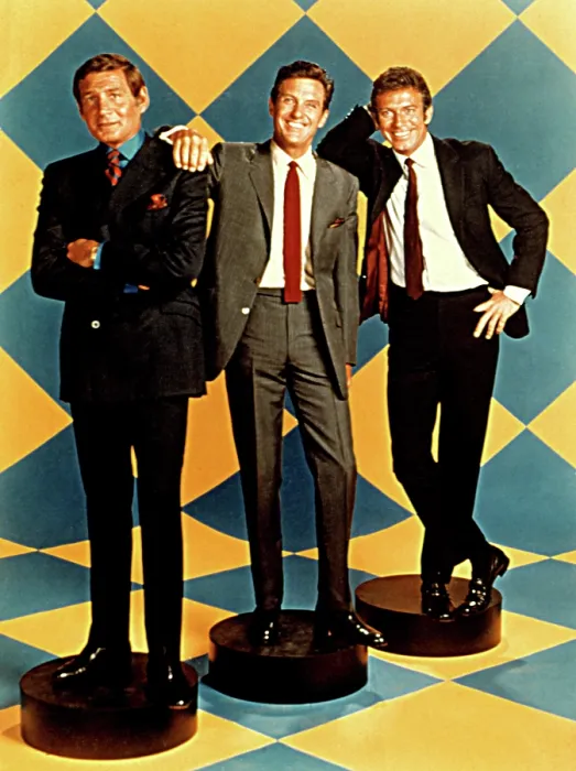 Framed Print : NAME OF THE GAME, 1968-1971, Gene Barry, Robert Stack, Anthony Franciosa