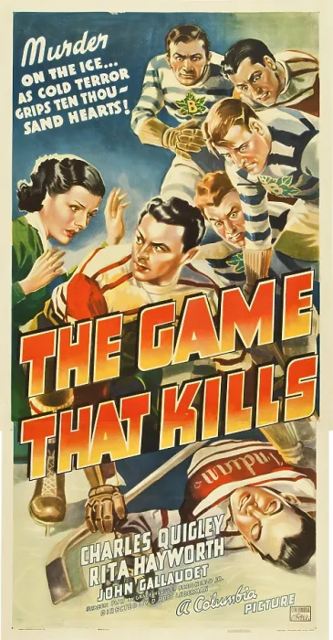 Framed Print : THE GAME THAT KILLS, top from left: Rita Hayworth, Charles Quigley, 1937