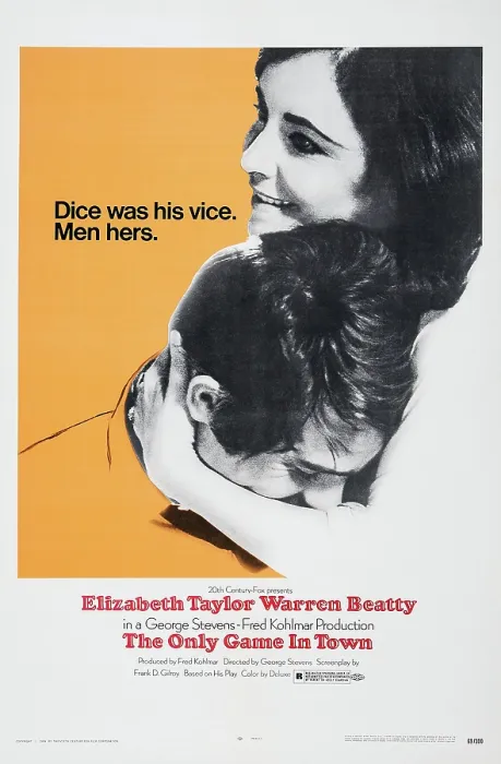 Framed Print : THE ONLY GAME IN TOWN, US poster art, from left: Warren Beatty, Elizabeth Taylor, 1970. TM and Copyright 20th Century Fox Film Corp