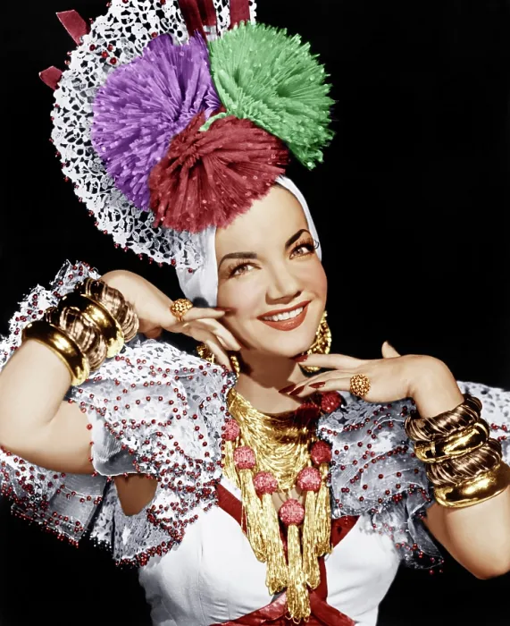 Framed Print : THE GANG'S ALL HERE, Carmen Miranda, 1943. 20th Century Fox Film Corporation, TM & Copyright / courtesy Everett Collection Framed Print : THE GANG'S ALL HERE, Carmen Miranda, 1943. 20th Century Fox Film Corporation, TM & Copyright / courtesy Everett Collection