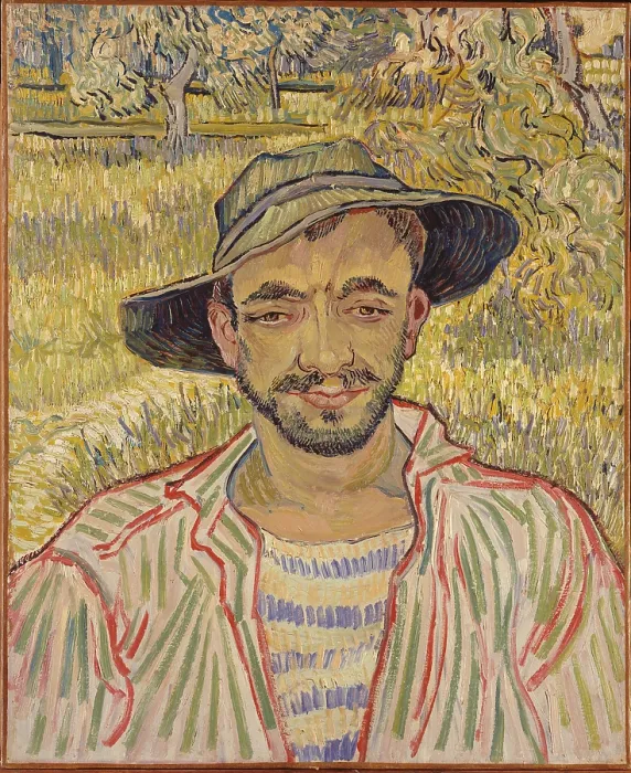 Framed Print : The Gardener, by Vincent Van Gogh, 1889, 19th Century, cm 61 x 50 - Italy, Lazio, Rome, National Gallery of Modern Art. All Framed Print : The Gardener, by Vincent Van Gogh, 1889, 19th Century, cm 61 x 50 - Italy, Lazio, Rome, National Gallery of Modern Art. All